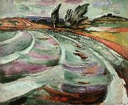Edvard Munch The Wave oil painting on canvas